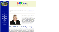 Desktop Screenshot of abcfont.com